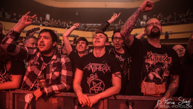 Anthrax @ Löwensaal Nürnberg, 24.2.2017